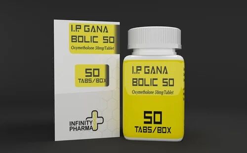 I.P. Gana Bolic 50 Tablets, For Muscle Building, Purity : 100%