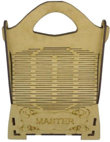 Brown MDF Hand Bag, Shape : Rectangular