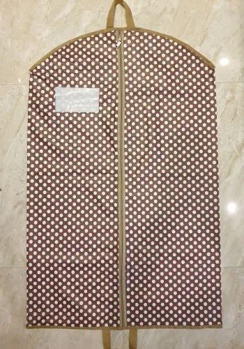 Printed Nylon Brown Coat Cover