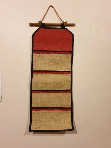 Customised Jute Wall Hanging, For Decoration, Shape : Rectangular