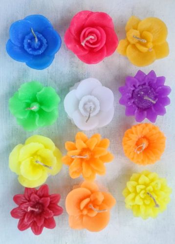 Welburn Plain Glossy Paraffin Wax Flower Candles, For Decoration, Speciality : Attractive Pattern