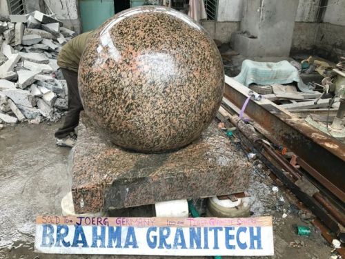 Stone Large Sphere Ball Fountain