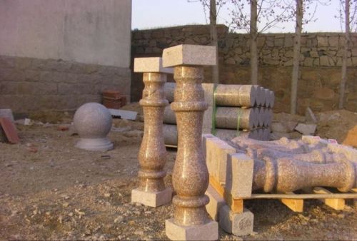Marble Stone Baluster Railing Pillar