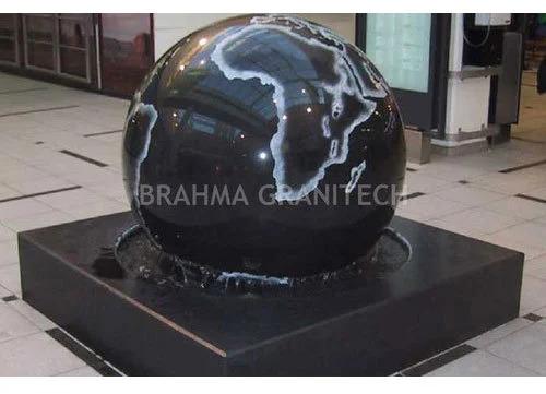 Brahma Polished Stone Sphere Fountain