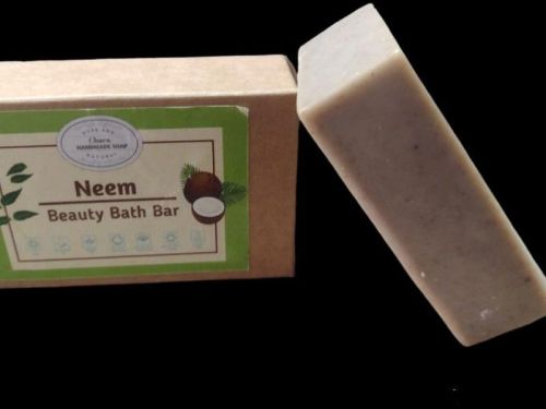 Charuhandmade Solid Herbal 100gm Bathing Bar, For Skin Care, Packaging Type : Paper Box