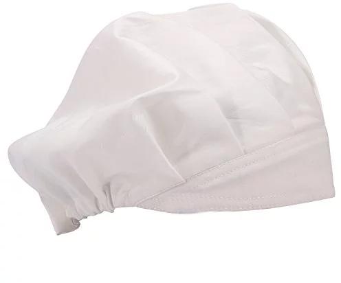 50cm White Surgical Beret Cap, For Hospital Use, Technics : Machine Made