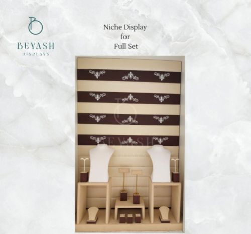 Square Polished Wooden Jewellery Display Stand, Size : Multisizes