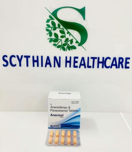 Aceclofenac 100mg & Paracetamol 325mg Tablets