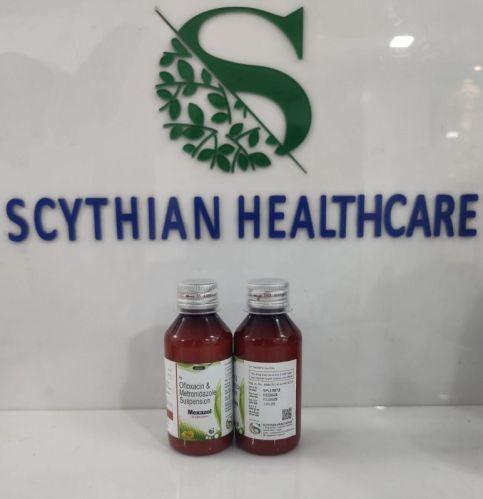 OFLOXACIN 50MG+ METRONIDAZOLE 100MG SYRUP, Form : Liquid