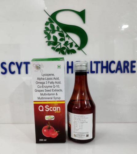 Q Scan Syrup, Packaging Type : Plastic Bottle, Form : Liquid