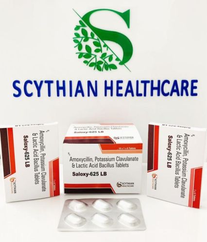 Saloxy-625 LB Tablets, Packaging Type : Strips