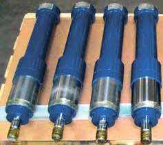 Blue Medium Pressure Cast Iron Vestas V47 Pitch Cylinder, For Industrial Use