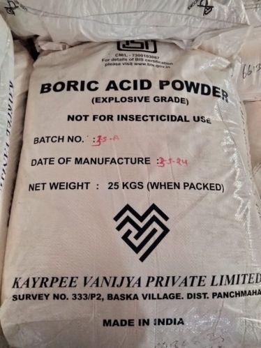 White Boric Acid Powder, For Agriculture, Purity : 98