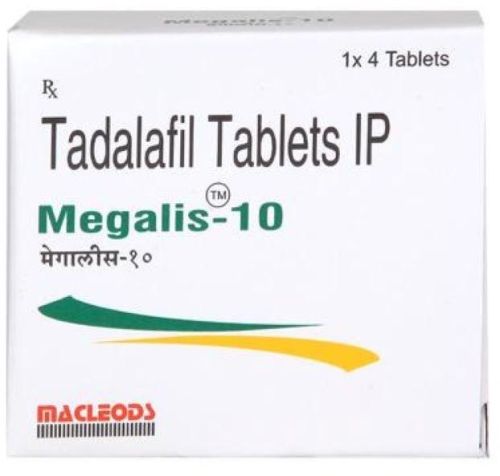 Megalis-10 Megalis 10 Mg Tablet, Packaging Type : Box