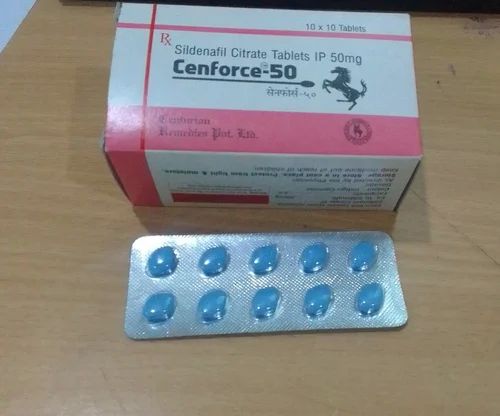 50 Mg Cenforce Tablet, Packaging Type : Box