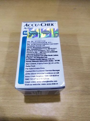 Accu-Chek Sugar Test Strips, For Clinical, Hospital