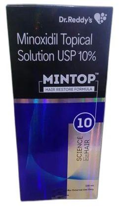 Liquid Mintop 10% Solution, For Hare Care, Scalp Hair, Packaging Size : 60 Ml