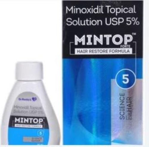 Liquid Mintop 5% Solution, For Anti Hair Fall, Hare Care, Scalp Hair, Packaging Size : 60 Ml