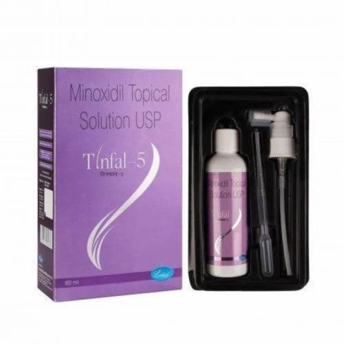 Tinfal 5 Minoxidil Topical Solution, Packaging Size : 60 Ml