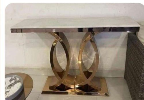 SI Stone SS Console Table, Shape : Rectangle