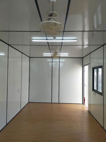 Steel Polished Modular Office, Feature : Corrosion Proof, High Strength, Quality Tested