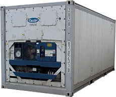 JKT Rectangular Galvanized Steel Refrigerated Container, Capacity : 28 Ton