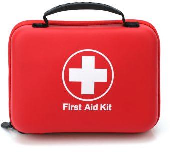 White Plastic Safety First Aid Kit, For Medical Use, Shape : Rectangular