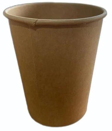 Brown Plain 250ml Kraft Paper Cup, For Coffee, Cold Drinks, Tea, Size : 75 X 92 X 52