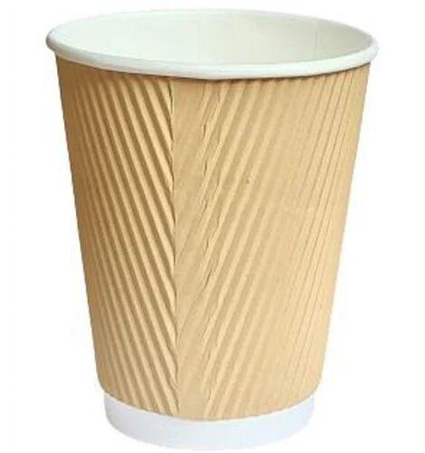 350 ML Ripple Paper Cup, For Coffee, Cold Drinks, Tea, Feature : Biodegradable, Disposable, Eco Friendly