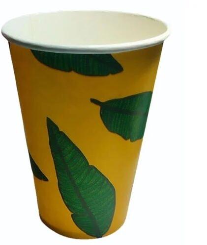 Multicolor Printed Paper Juice Glass, For Soft Drinks, Style : Single Wall