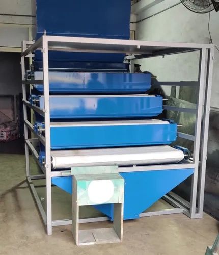 Rectangular Color Coated Mild Steel 420 V Industrial Destoner, Feature : Quality Tested, Attractive Designs