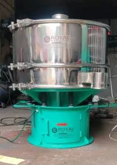 Royal Magnetics Silver Stainless Steel Circular Vibratory Screen, For Industrial