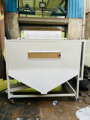 Grey Automatic 2 HP Seed Grader Magnetic Destoner Machine