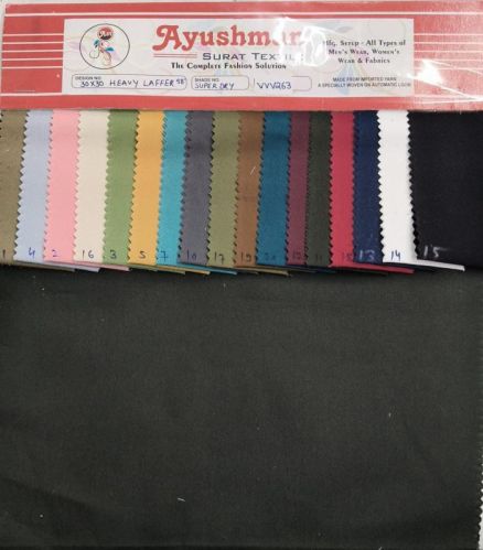 30*30 Heavy Laffer Shirting Fabric, Width : 58 Inch