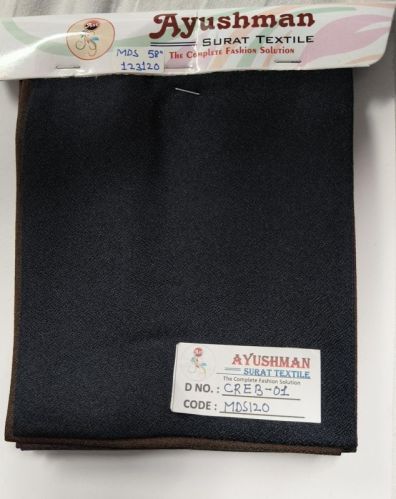 Plain CREB PV SUITING FABRIC, Width : 58'