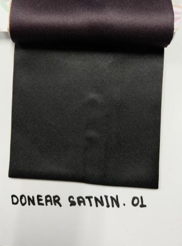 Plain Donear Satin Suiting Fabric, Width : 58
