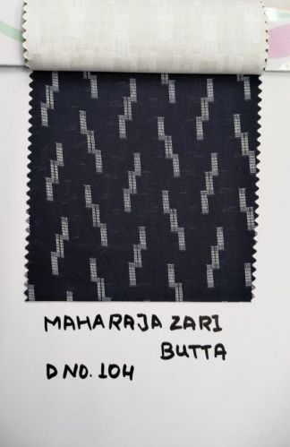 Maharaja Zari Butta Cotton Shirting Fabric, Packaging Type : Roll Packaging