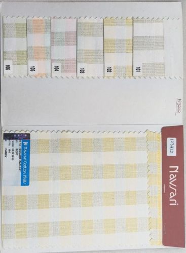 Square Zari Soft Cotton Fancy Shirting Fabric