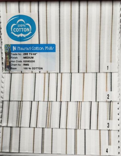 Zee TV Medium 100% Cotton Shirting Fabric