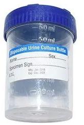 Plasitc Sterile Urine Sample Container, Shape : Round