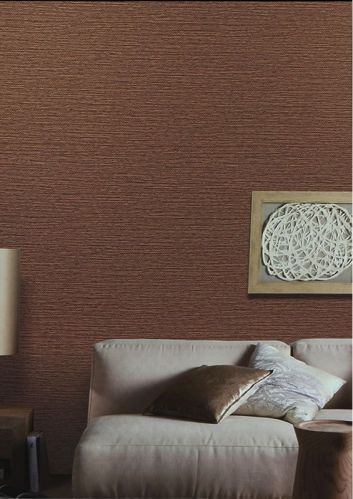 PVC Brown Solid Wallpaper, Style : Modern