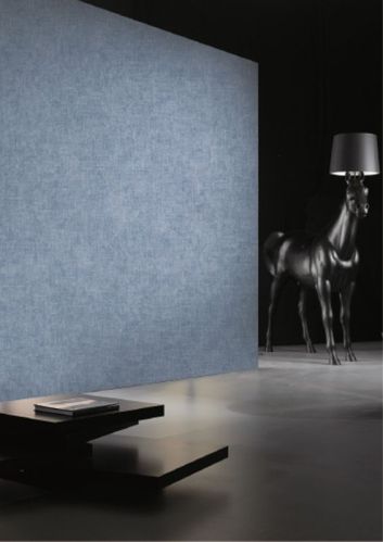 PVC Cobalt Blue Solid Wallpaper, For Decoration, Style : Modern