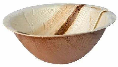 Palm Leaf Deep Round Bowl