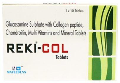 Reki-Col Tablets, For Used The Maintenance Of Joints, Muscles, Cartilage, The Integrity Of Joints