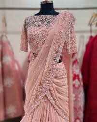 Embroidered Net Saree, Technics : Machine Made