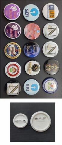 Printed Paint Coating Material 58mm Button Badge For Promotional/Advertising