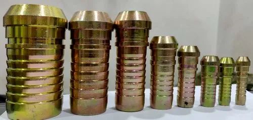 Polished Metal Hydraulic Nipple For Industrial