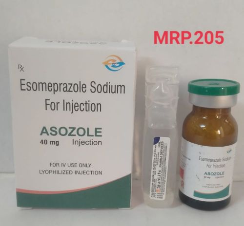 Asozole-400 Mg Asozole Esomeprazole Sodium Injection, Packaging Type : Box