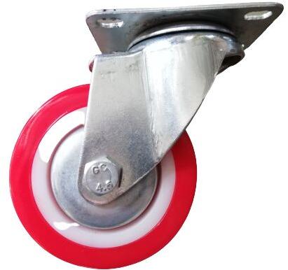 Swl Red Light Duty Castor Wheel For Chairs, Sofa, Stretcher