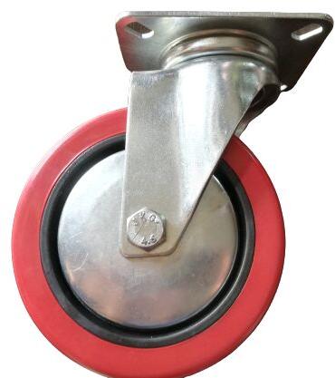 Swl Red Medium Duty Castor Wheel For Chairs, Sofa, Stretcher